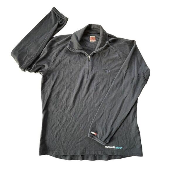Icebreaker Merino Sweater Mens XL Navy Bodyfit 260 New Zealand Wool 1/4 Zip - Picture 1 of 11